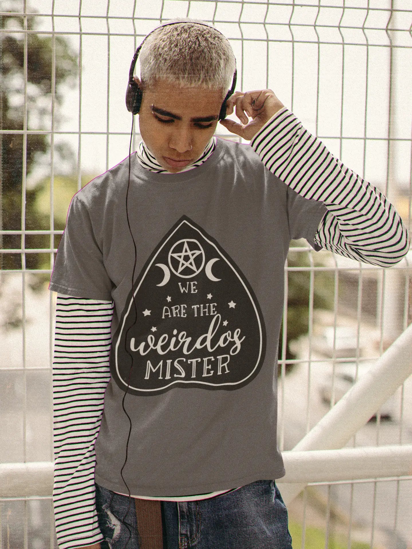 We Are The Weirdos: Charcoal, M, Short Sleeve