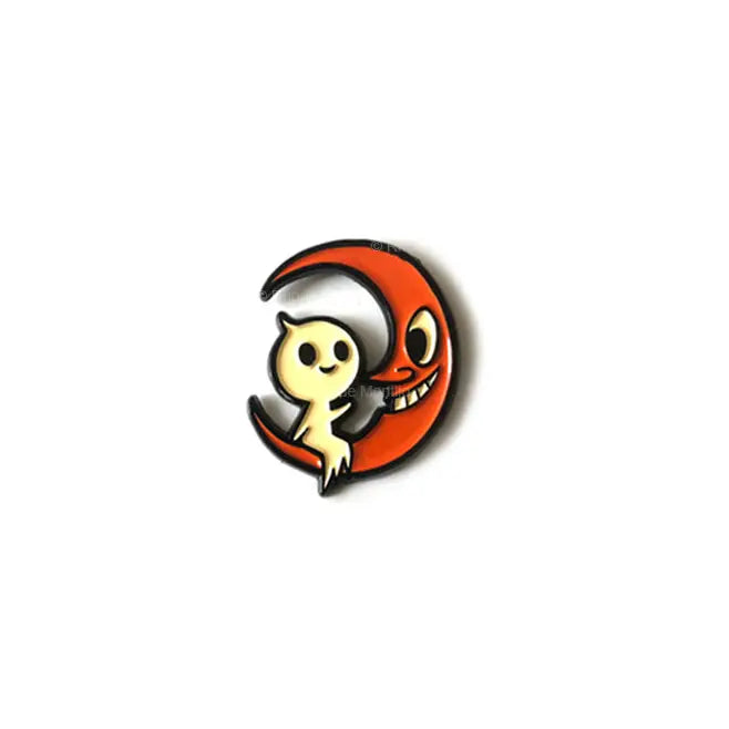 Enamel Pin: MOON & GHOST (RESTOCKED!)