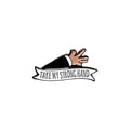 "Take My Strong Hand" Scary Movie Enamel Pin