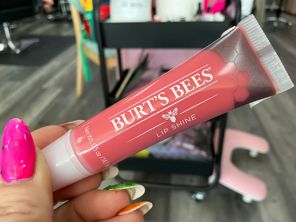 Burt’s Bees Moisturizing Blush Lip Shine Shade #020 With Apricot Wax