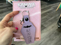 But Did You Die Coffin Keychain – Goth Coffin Bag Charm Purple