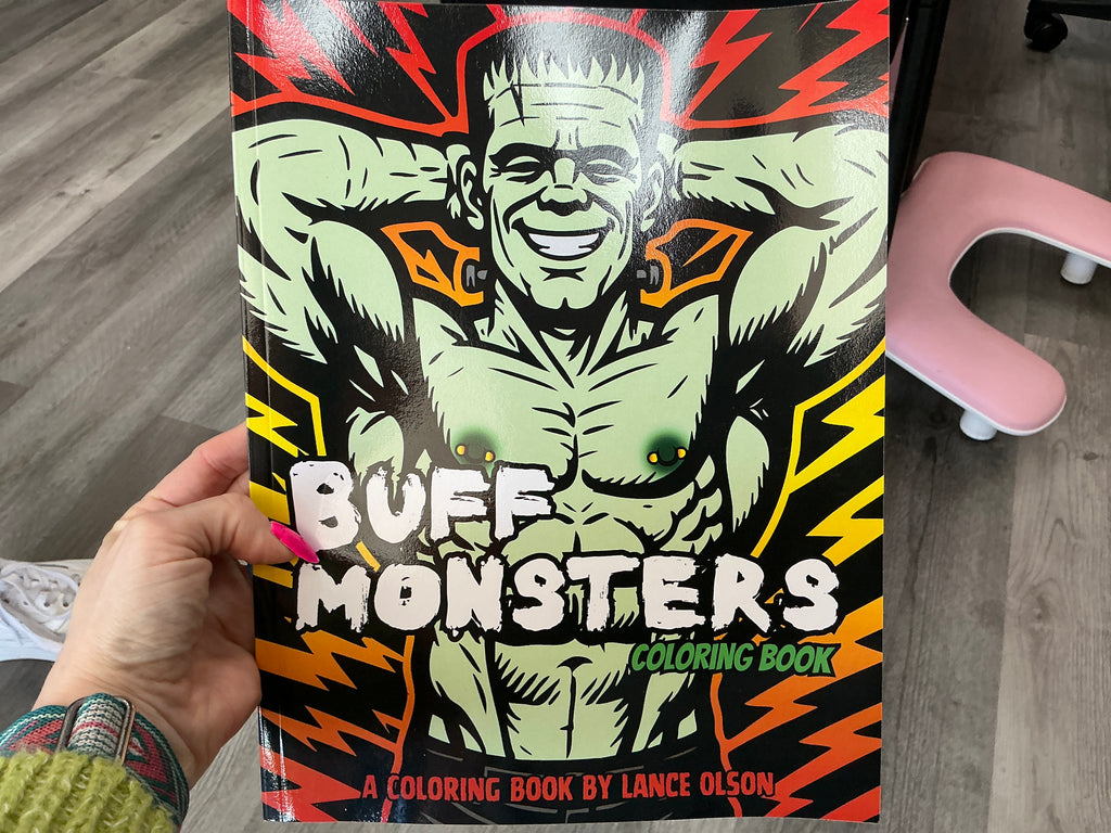 Buff Monsters Coloring Book: Muscular Monsters to Color