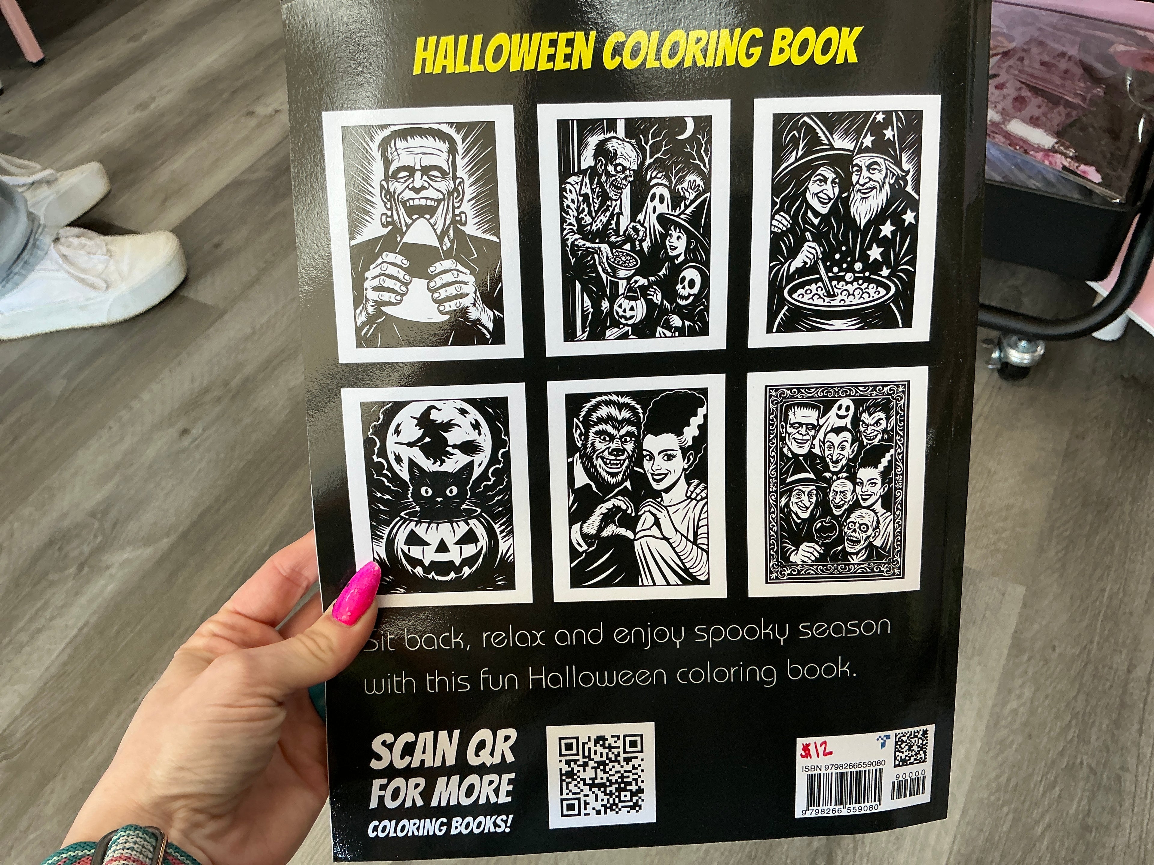 Halloween Coloring Book: for Kids and Adults