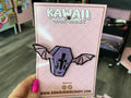 Kawaii Pastel Goth Winged Coffin Hair Clip