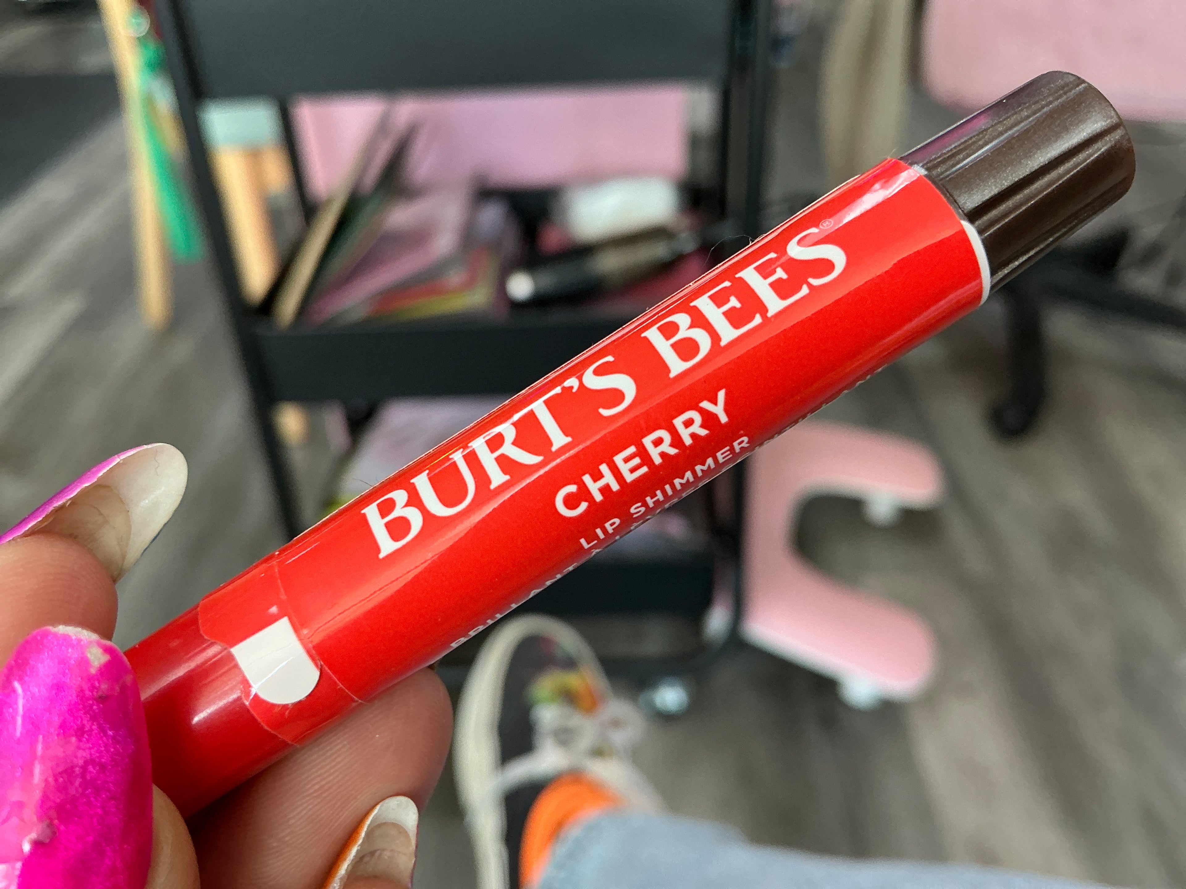 Burt’s Bees Cherry Moisturizing Lip Shimmer With Beeswax & Vitamin E