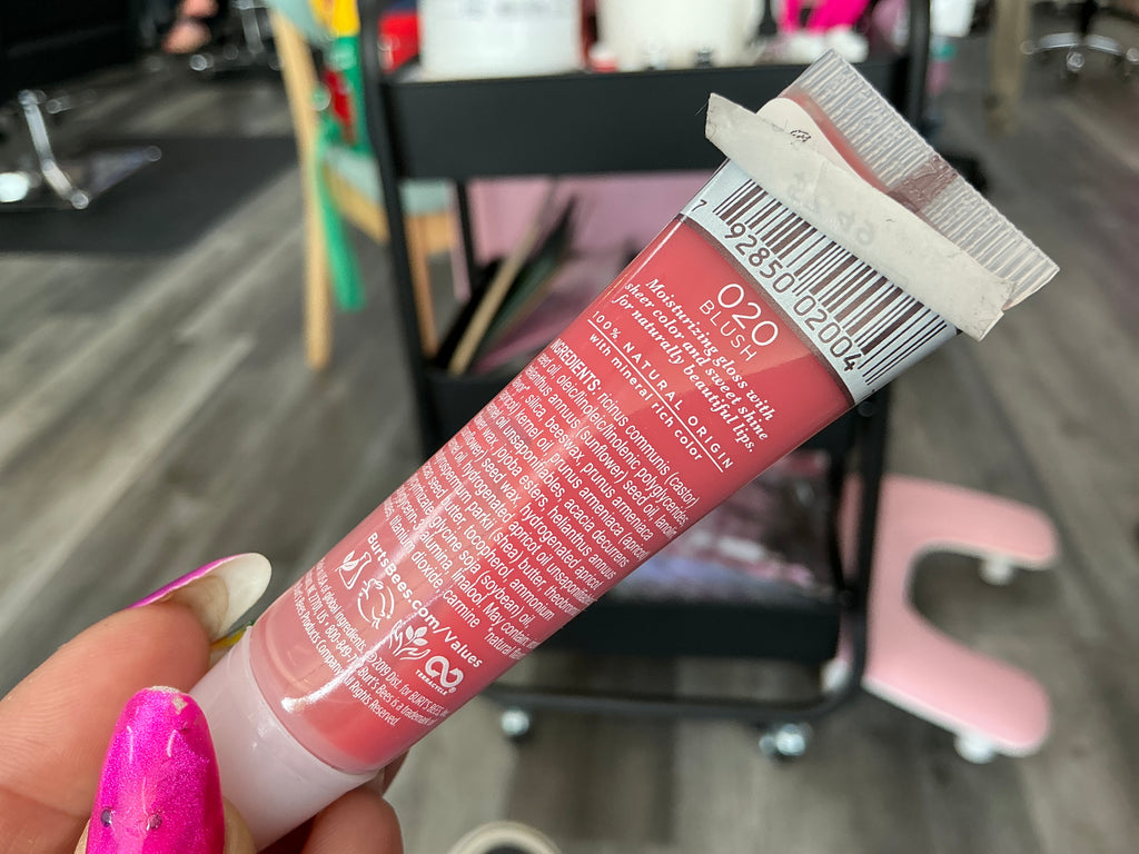Burt’s Bees Moisturizing Blush Lip Shine Shade #020 With Apricot Wax