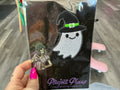 Cute Ghost Witch Iron On Embroidered Patch