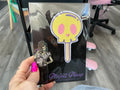 Skull Ice Cream Popsicle Embroidered Iron On Patch
